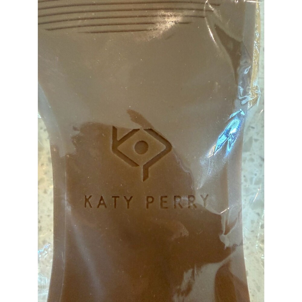 Katy Perry Collections Halie Bow Crinkled Metallic Gold Knot Sandal 7 - Picture 3 of 5